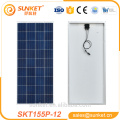 100w 150w 155 watt poly solar panel system with TUV ISO CE